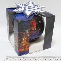 Куля новоріччя. в подар.короб.глянц. 6 LED "Казка" 1шт. 75мм, K2726876OO299-75167S - фото товару