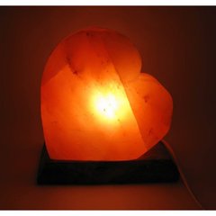 Соляна лампа "Серце" 3,1 кг (SL-24)(18х18х10 см)(8 шт ящ.)(Гімалайська сіль), K325666 - фото товару