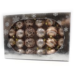 Набор подарочных шаров "New year", D6см,коробка 24шт, 1шт/этик., K2747407OO31LE - фото товара