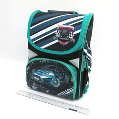 Рюкзак коробка "Sportcar" 13,5" 34*26*14,5 см, 3 відд., ортоп., светоотраж., K2735841OO1802JO - фото товару