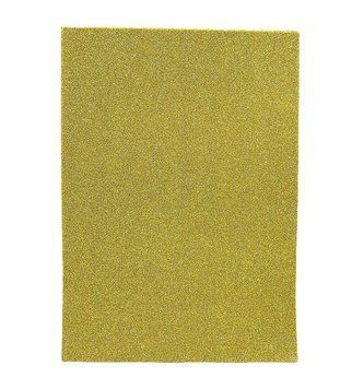Фоамиран EVA 1.7&plusmn;0.1MM "Золотой" GLITTER HQ A4 (21X29.7CM) 10 лист./п./этик., K2744766OO17GL-056 - фото товара