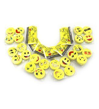 Ластик "Smile" 2,5см, 4шт/OPP, mix 36шт/этик, K2736588OO3709L - фото товара