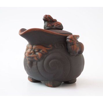 Чахай з кришкою "Піяо" чорний 200мл. 10*9*9см., K89200349O1995691952 - фото товару