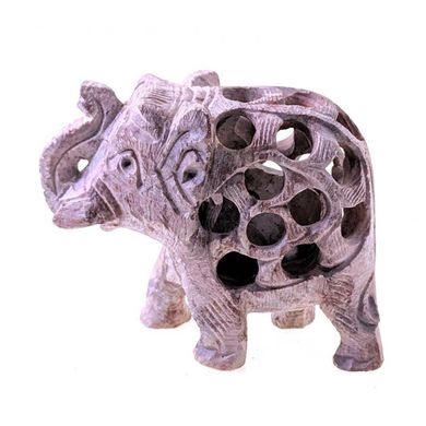Слон з мильного каменю різьблений (6,5х7х4 см), K326758 - фото товару
