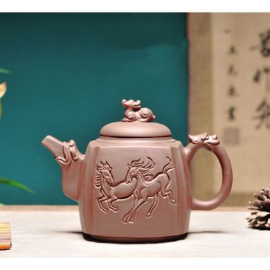 Чайник "Тяньцзяо" коричневый 600мл. 17,5*10*12,5см., K89200269O1849176208 - фото товара