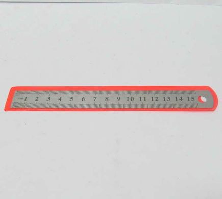 Лінійка метал SS15B (15 см) Без етикетки, K2726473OO15B-SS - фото товару