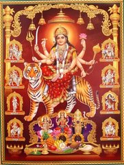Постер "Индийские боги" Дурга AAP 040, K89040059O362835964 - фото товара