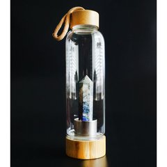 Пляшка для води з кристалом 550мл. Лазурит, K89200172O1557471491 - фото товару