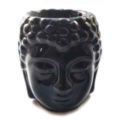 Аромалампа керамическая черная "Будда" (7х7х8,5 см), K332035A - фото товара