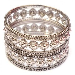 Комплект 6 браслетов кольцо белый, K89080059O362834496 - фото товара