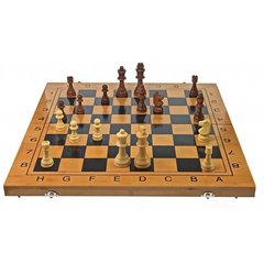 Нарды+шахматы+шашки из бамбука (49х49х2,5 см), K326011 - фото товара