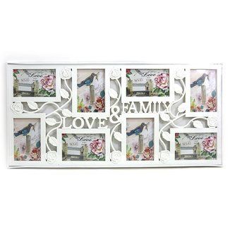 Фоторамка "8 в 1" "Love, family" 10*15, (FR5012) 1шт/этик, K2730250OO4766FR - фото товара