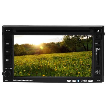 Автомагнітола LUX 261HD, LCD 6.1 ", Bluetooth, FULL TUCH SCREN, TV-тюнер, 2-DIN, 4х50W, SL874 - фото товару