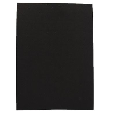 Фоаміран A4 "Чорний", товщ. 1,5мм, з клеєм, 10 лист./П./Етик., K2744902OO15KA4-7041 - фото товару