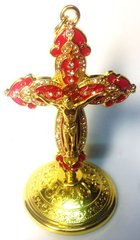 Крест Автомобильный (золото) 9 см, N107 zol - фото товара