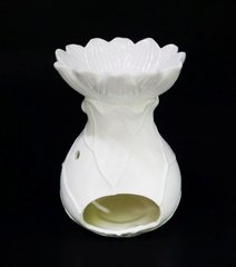 Аромалампа керамічна "Лотос" Білий, K89120192O1137473917 - фото товару