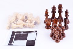 Шахові фігури дерев'яні W-035, W-035 - фото товару