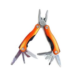 Нож-плоскогубцы с набором инструментов оранжевый (9 в1)(7х3,5х2 см), K327085A - фото товара