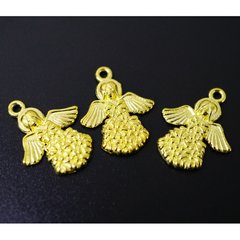 Амулет в кошелёк Ангел в цветах под золото 10 штук, K89210168O1557470917 - фото товара