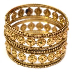 Комплект 6 браслетов кольцо желтый, K89080059O362834497 - фото товара