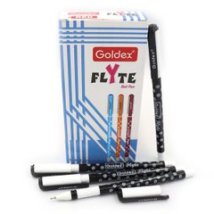 Ручка масляна Goldex "Flyte # 1273 Індія Black з грипом, K2733200OO1273-bk - фото товару