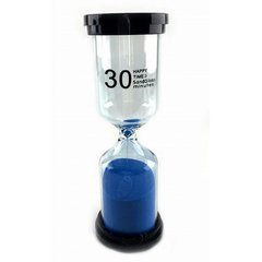Часы песочные 30 мин синий песок (13,5х4,5х4,5 см), K332237B - фото товара