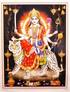 Постер "Индийские боги" Дурга Jothi A-6900, K89040059O362835967 - фото товара