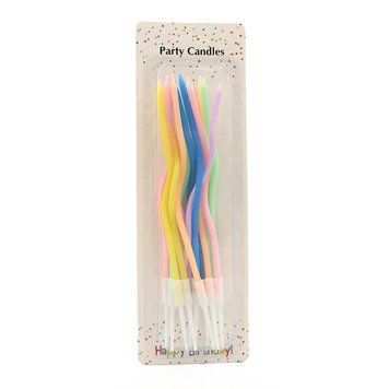Набор спиральных свечей для торта &laquo;Party candles&raquo; 12шт., блистер, K2757126OO9301DSCN_ - фото товара