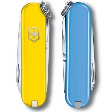 Нож &laquo;Victorinox&raquo; Classic SD Ukraine 58мм/7функ/желто-голубой, 0.6223.8G.28 - фото товара