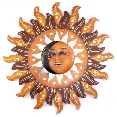 Зеркало мозаичное "Луна и Солнце" (d-40 cм), K330166 - фото товара