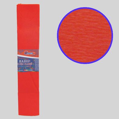 Креп-папір 110%, темно-оранжевий 50*200см, засн.20г/м2, заг. 42г/м2, K2737353OO110-8024KR - фото товару