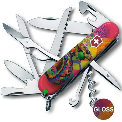 Нож &laquo;Victorinox&raquo; Huntsman Zodiac 91мм/15функ /Змея-тенисист, 1.3713_Z4300pk - фото товара