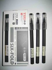 Ручка гелева "Tizo SixFold" чорна 12/144/1728, K2712845OO30910-0. - фото товару