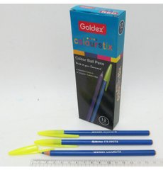 Ручка масляная Goldex "Colorstix #932 Индия Blue 1,0мм, K2730520OO932-col-bl - фото товара