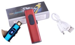 USB зажигалка в подарочной упаковке Lighter (Спираль накаливания) №HL-59 Red, №HL-59 Red - фото товара
