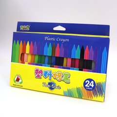 Мелки пластик. восковые Crayons, набор 24 колл., K2740722OO3833-24 - фото товара