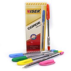 Ручка масляна Wiser "Corde" 0,7 мм; корпус mix. синя, K2734140OOcorde-bl - фото товару