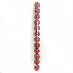 Набор шаров тубус "RED" 6см, 12шт., PVC, 1шт/этик., K2742430OO0922-6-12R - фото товара