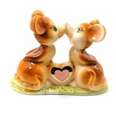 Мишки закохані порцелянові (9х7х4 см), K332707 - фото товару
