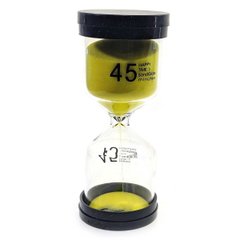 Часы песочные 45 мин желтый песок (13х5,5х5,5 см), K332238E - фото товара