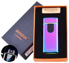 Електроімпульсна запальничка в подарунковій коробці Lighter (USB) №5009 Хамеліон, №5009 Хамелион - фото товару