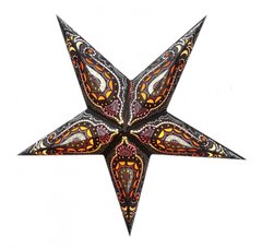 Светильник Звезда картонная 5 лучей BLACK KALASH ZARI, K89050074O1137471897 - фото товара