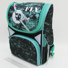 Рюкзак коробка "Fly" 13,5 '' 3 отд., Ортопедичний, світловідб., K2732905OO1717-JO - фото товару
