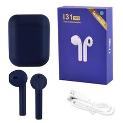 Бездротові навушники i31 5.0 з кейсом, dark blue, SL8036 - фото товару
