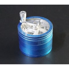 Гріндер алюмінієвий магнітний 4 частини GR-110 6*6*4,5 см. Синій, K89010051O1807715496 - фото товару