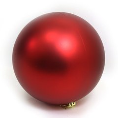 Великий ялинкова куля мат. "RED" 25СМ, K2742276OO0980-25MRD - фото товару