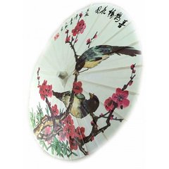 Зонт бамбук с бумагой "Птицы" (d-40 см h-30,5 см), K332806A - фото товара