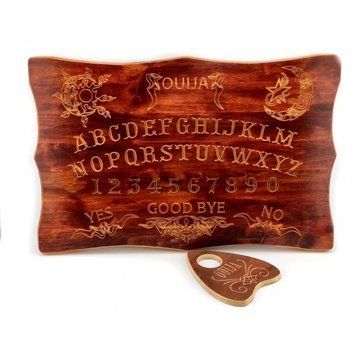 Спіритна дошка Уїджа (OUIJA), англійською мовою, (46&times;30&times;1,8 см), масив вільхи, K334563 - фото товару