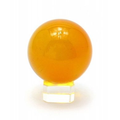 Шар хрустальный на подставке оранжевый (5 см), K328854 - фото товара