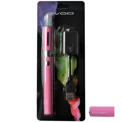 Електронна сигарета eVod 1100 мАч MT3 блістерна упаковка EC-014 Pink, EC-014 Pink - фото товару